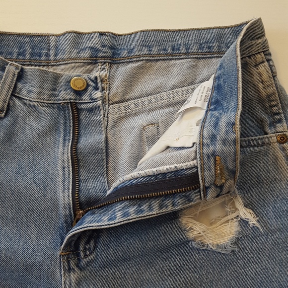 Vintage | Wrangler High Rise Cut-Off Shorts Sz 30 - Picture 6 of 7